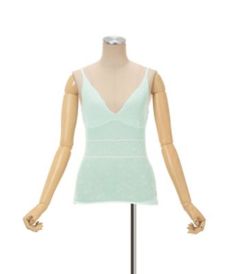 Floral Jacquard Knit Camisole Top