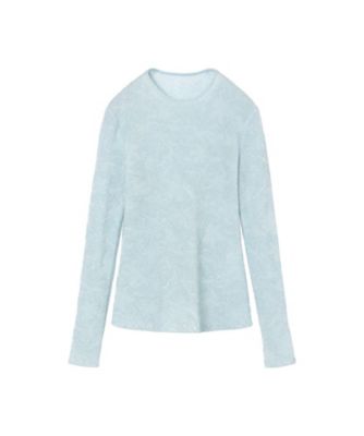 Mame Kurogouchi (Women)/マメ クロゴウチ Ｆｌｏｒａｌ　Ｊａｃｑｕａｒｄ　Ｓｈｅｅｒ　Ｋｎｉｔ　Ｔｏｐ　６Ｓ／ＭＭ２６ＳＳ－ＫＮ０９１