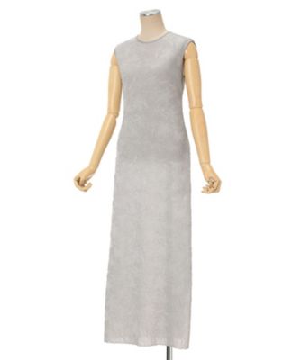 マメmame Floral Jacquard Knitted Dressサイズ2 Floral Jacquard Sheer Knit Dress 6S