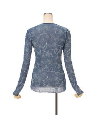 伊勢丹新宿店別注カラー Floral Jacquard Sheer