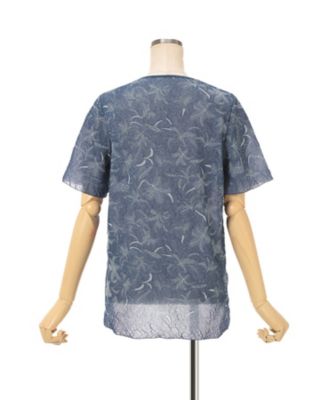 伊勢丹新宿店別注カラー Floral Jacquard Sheer