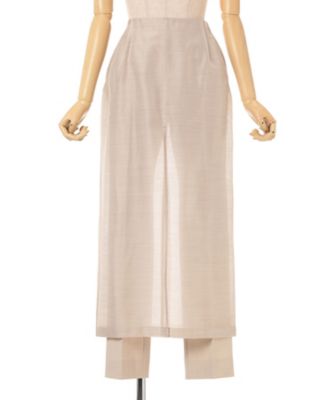 Wool Nylon Shimmering Trousers 6S