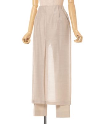 Wool Nylon Shimmering Trousers 6S