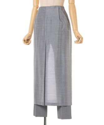 Wool Nylon Shimmering Trousers 6S