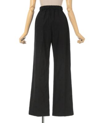 うめこ Floral Jacquard High Waisted Denim
