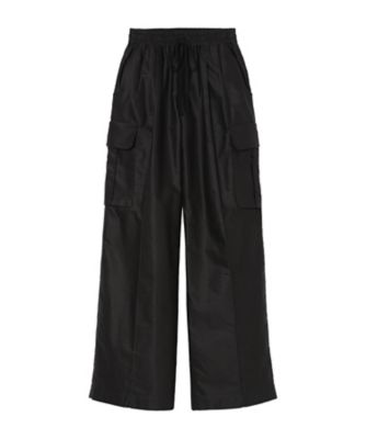 Cotton High Waisted Cargo Trousers