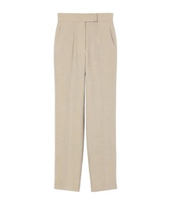 ＜Mame Kurogouchi (Women)＞Ｔｒｉａｃｅｔａｔｅ　Ｐｏｌｙｅｓｔｅｒ　Ｔａｐｅｒｅｄ　Ｔｒｏｕｓｅｒｓ　６Ｓ／ＭＭ２６ＳＳ－ＰＴ０７５