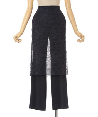 Raschel Lace Layered Trousers 6F