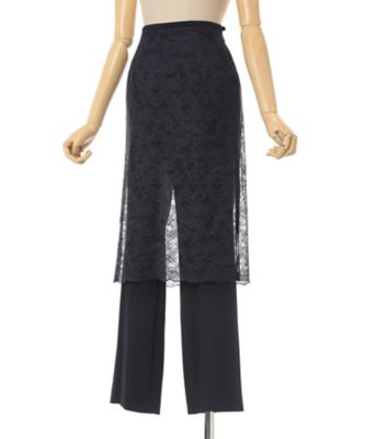 Raschel Lace Layered Trousers 6F
