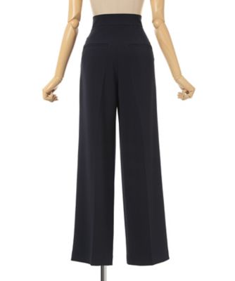 Ｔｒｉａｃｅｔａｔｅ　Ｐｏｌｙｅｓｔｅｒ　Ｈｉｇｈ　Ｗａｉｓｔｅｄ　Ｗｉｄｅ　Ｔｒｏｕｓｅｒｓ　６Ｆ／ＭＭ２６ＳＳ－ＰＴ１１０