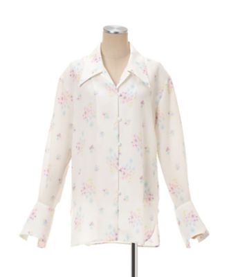 Floral Motif Printed Shirt 6S