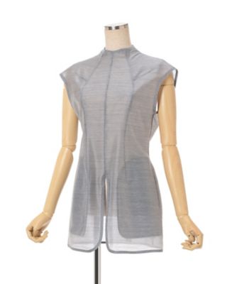 Wool Nylon Capsleeve Shimmering Top