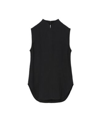 Puffed Floral Jacquard Sleeveless