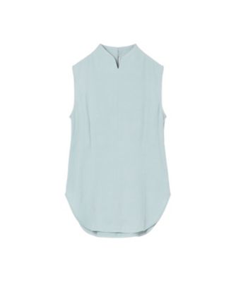 Puffed Floral Jacquard Sleeveless