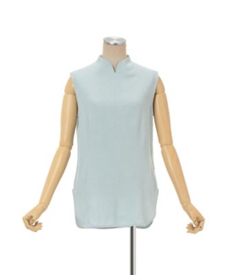 Puffed Floral Jacquard Sleeveless