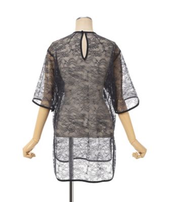 Raschel Lace Embroidered Top 6F