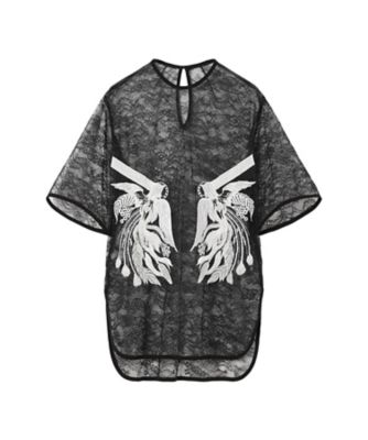 ＜Mame Kurogouchi (Women)＞伊勢丹新宿店別注カラー　Ｒａｓｃｈｅｌ　Ｌａｃｅ　Ｅｍｂｒｏｉｄｅｒｅｄ　Ｔｏｐ　６Ｆ／ＭＭ２６ＳＳ－ＳＨ５０３