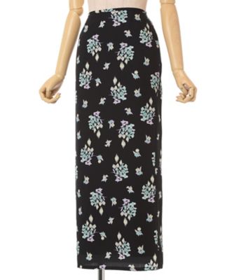 Floral Motif Printed Skirt 6S