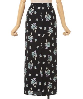 Floral Motif Printed Skirt 6S