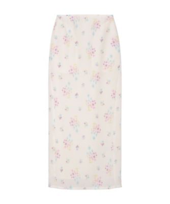 Floral Motif Printed Skirt 6S