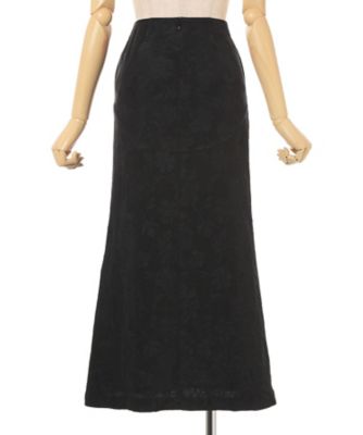 Raised Jacquard A－Line Skirt 6S