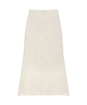 Raised Jacquard A－Line Skirt 6S
