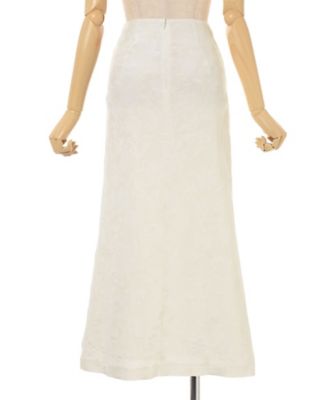 Raised Jacquard A－Line Skirt 6S