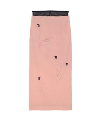 Stretch Beaded Detail Skirt 6S