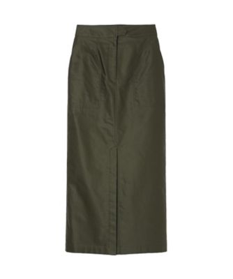 Floral Embossed Denim Skirt | Mame