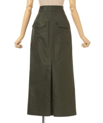 Cotton High Waisted Work Skirt 6S