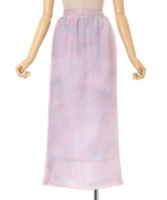 Triple－Layer Aurora－Dyed Skirt 6S