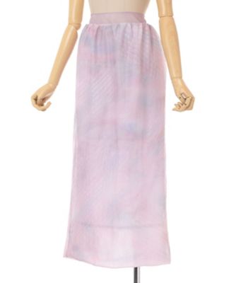 Triple－Layer Aurora－Dyed Skirt 6S