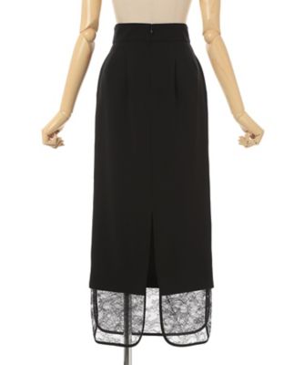 Raschel Lace Layered Skirt 6F