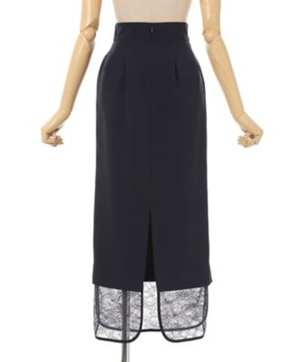 スカート marge tokyo 26ss Lace layered skirt Raschel Lace Layered Skirt 6F