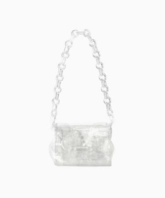 バッグ Transparent Sculptural Mini Chain Bag Transparent Sculptural Mini Chain
