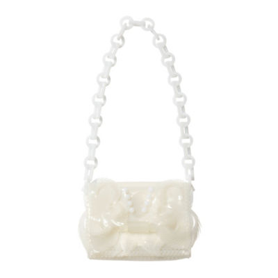 Transparent Sculptural Mini Chain Bag