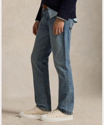 u*d様 美品 POLO RALPH LAUREN 38×32 ストレッチデニム Hampton ストレート ストレッチ ジーンズ