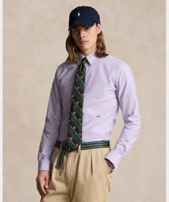 ラルフローレン オックスフォードシャツ ホワイト ロゴ刺繍 カスタムフィット RALPH LAUREN(ラルフ ローレン)｜【MEN】【POLO RALPH LAUREN