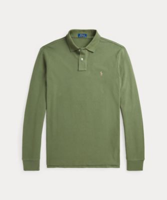 ＜POLO RALPH LAUREN (Men)＞カスタム　スリム　フィット　インディゴ　メッシュ　ポロシャツ　ＭＮＰＯＫＮＩ１６８２３９９３