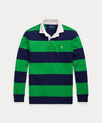 POLO RALPH LAUREN (Men)/ポロ ラルフ ローレン クラシック　フィット　ストライプド　ジャージー　ラグビー　シャツ　ＭＮＰＯＫＮＩ１６８２４３００