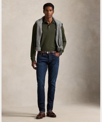 ポロラルフローレン ポニーメッシュポロ（CUSTOM SLIM FIT／M） カスタム スリム フィット ストレッチ メッシュ ポロシャツ