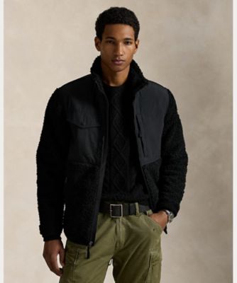 ハイブリッド モックネック ジャケット