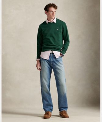Ralph Lauren デニムスウェット クロップド ボクシー デニム シャツ （シャツ・ブラウス）｜POLO