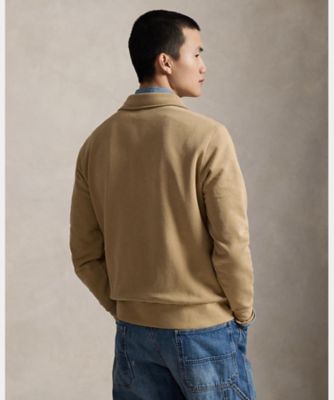 Polo Ralph Lauren スウェット 正規品 ロゴバック フリース クォータージップ スウェットシャツ