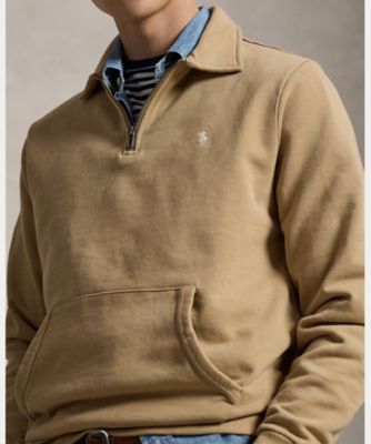 ロゴバック フリース クォータージップ スウェットシャツ