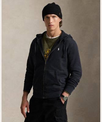 ループバック テリー フルジップ フーディ