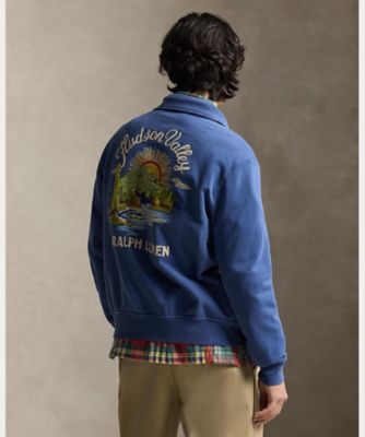 エンブロイダリー ループバック フリース ジャケット