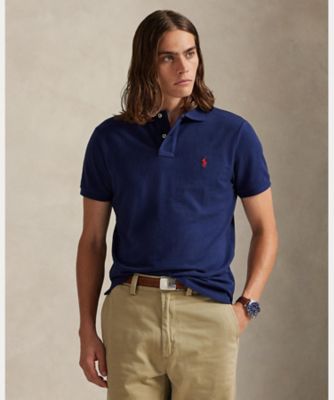   ポロシャツ アイコニック メッシュ ポロシャツ