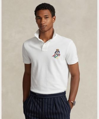 カスタム スリム フィット Ｐｏｌｏ ベア ポロシャツ 