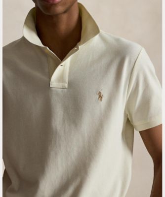 kolor ベージュ メッシュ ポロシャツ サイズ1 トミー ヒルフィガー TOMMY HILFIGER シーズナルレギュラーポロシャツ